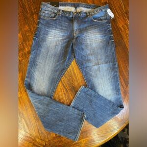 Gap:  Denim Blue Medium Wash Premium Skinny Jeans: Men's 40x32